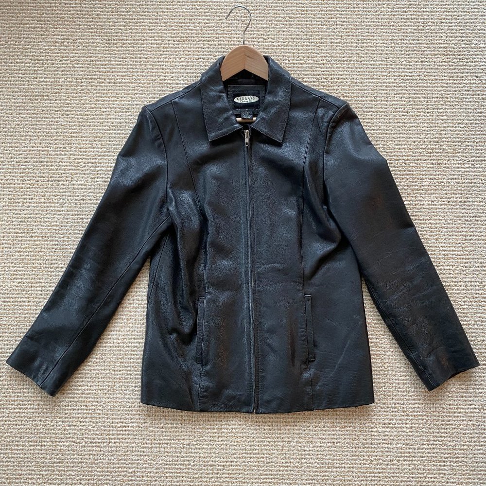 Vintage Old Navy Leather Jacket